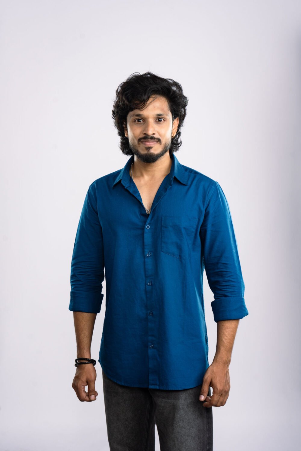 Signature Oxford Blue Shirt