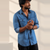 Steel Blue Denim Shirt