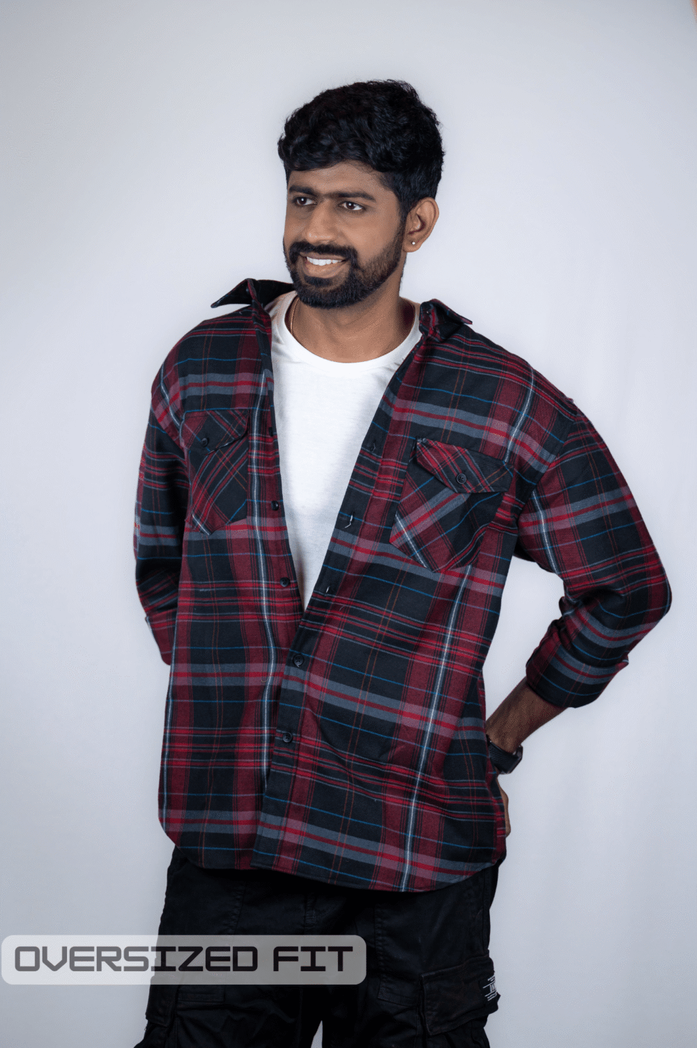 Red Flannel Checks Shirt