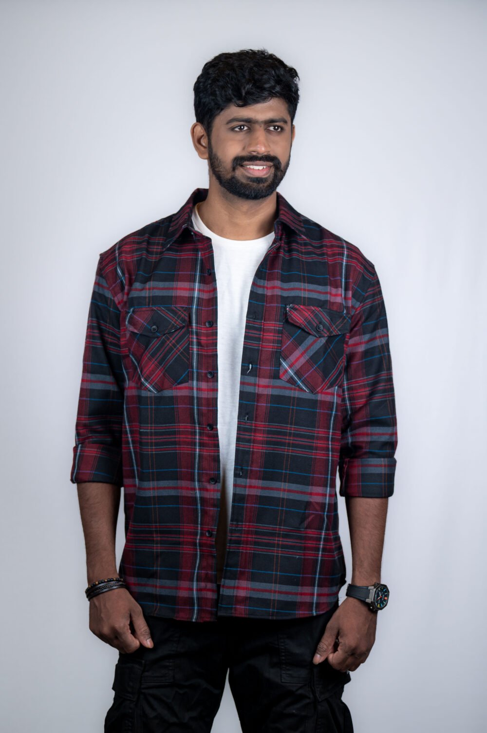 Alternative view of Red Flannel Checks Shirt